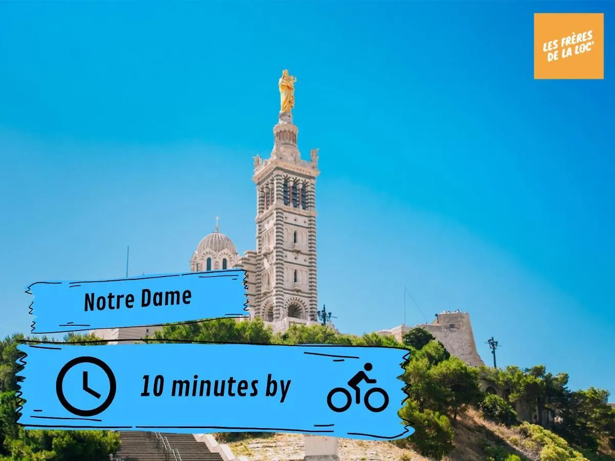 Appartement Marseillais - Climatisation & Spacieux - Les Freres De La Loc' Marseille