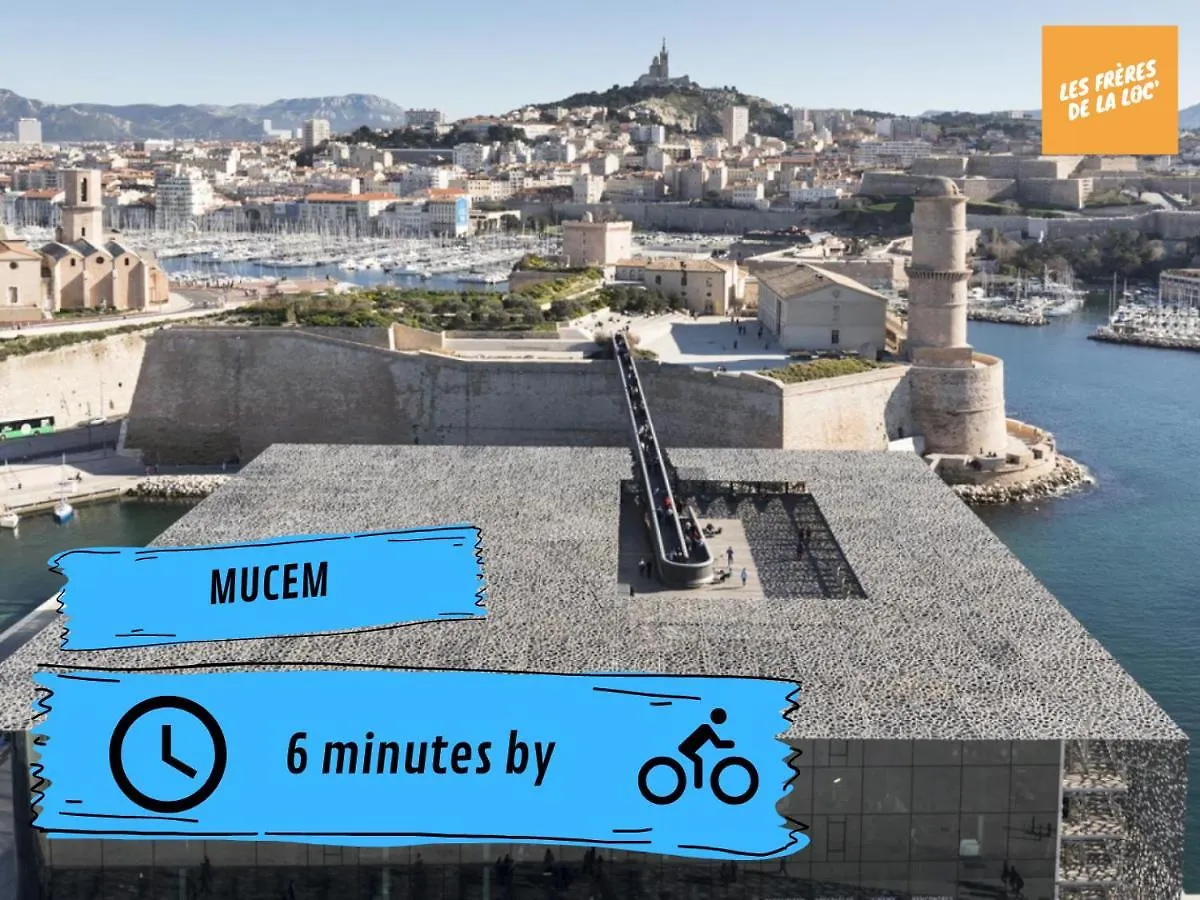 Appartement Marseillais - Climatisation & Spacieux - Les Freres De La Loc' Marseille France