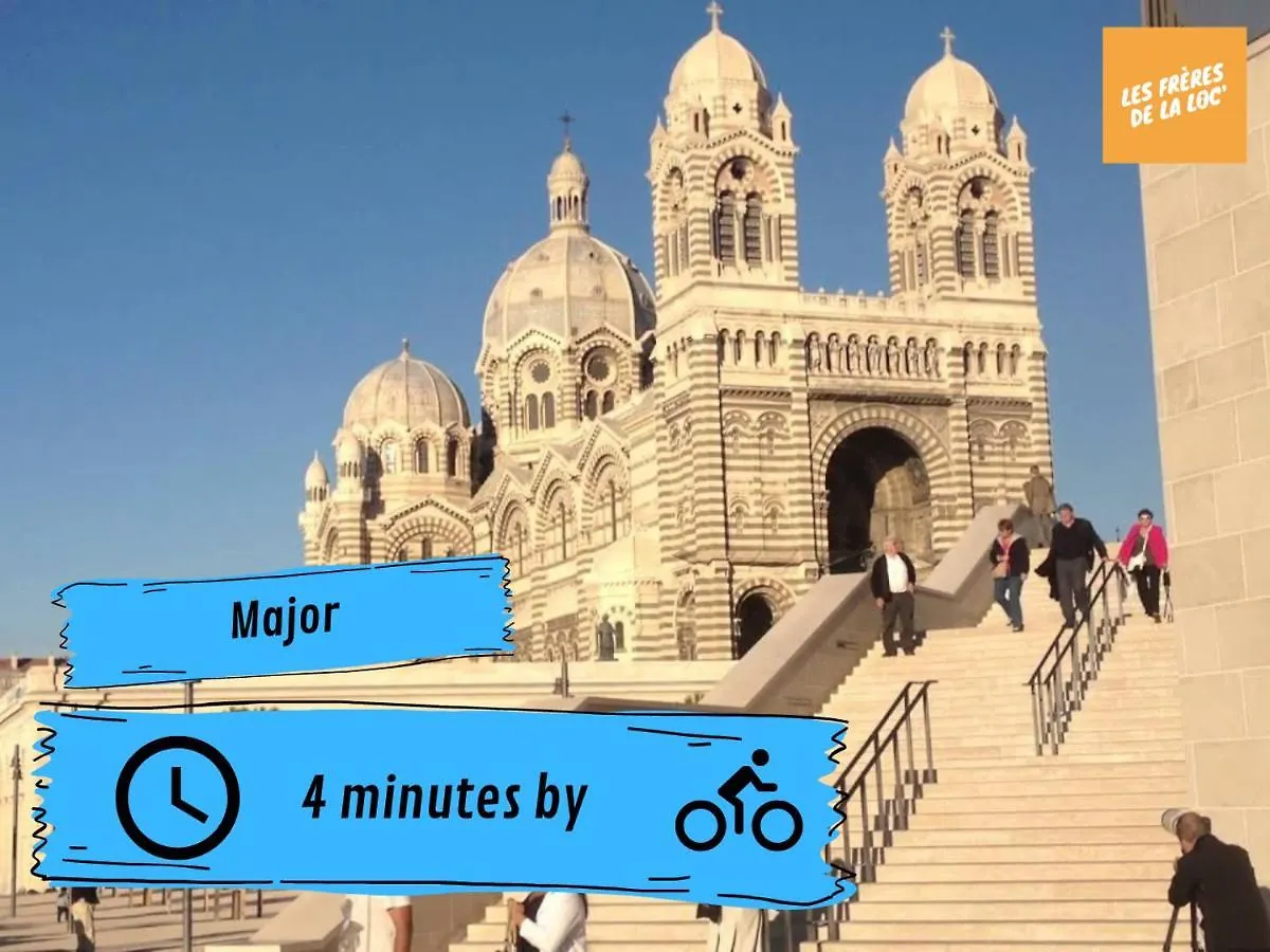 Appartement Marseillais - Climatisation & Spacieux - Les Freres De La Loc' Marsiglia Appartamento
