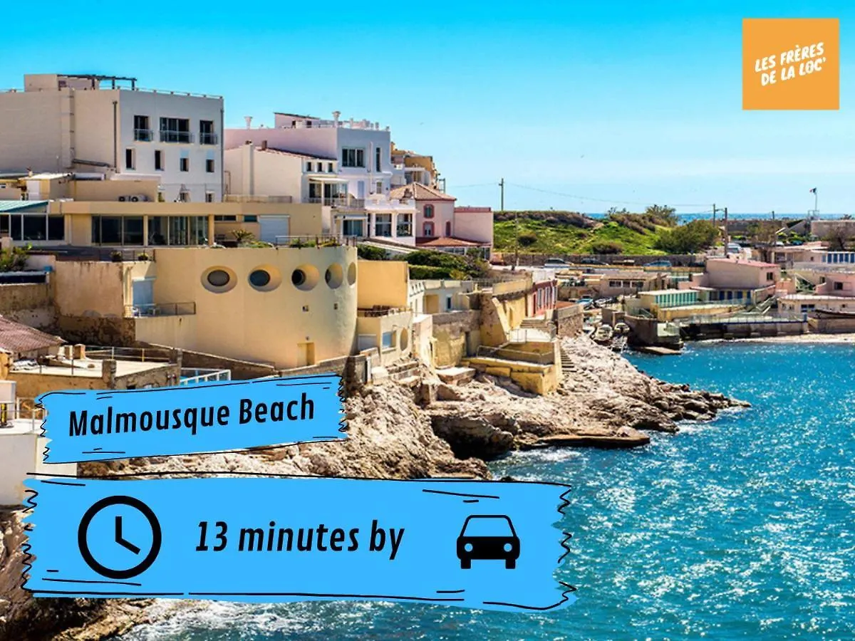Appartement Marseillais - Climatisation & Spacieux - Les Freres De La Loc' Marsiglia 0*,